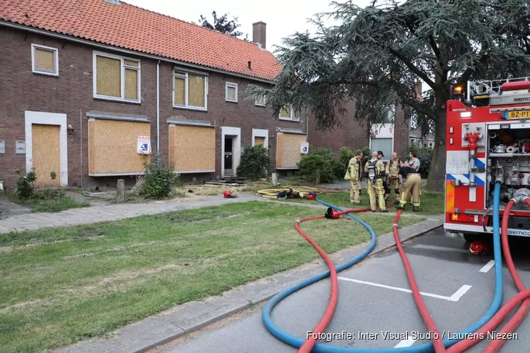 Brandje in slooppand Uithoorn